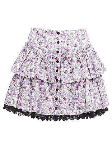 Marc Jacobs Marc Jacobs Mini Prairie Skirt floral print lace (view 1)