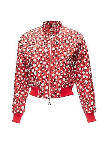 Louis Vuitton Louis Vuitton yayoi kama reversible infinity dots bomber (view 1)