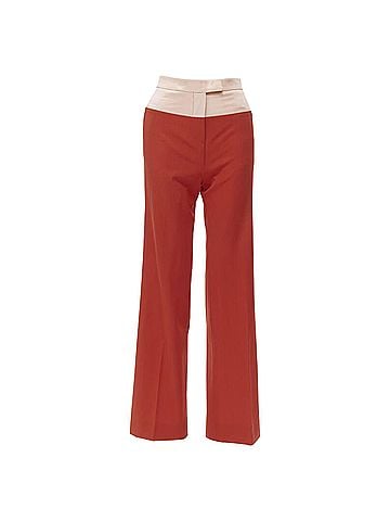Bottega Veneta Bottega Veneta wool colorblocked wide leg pants (view 1)