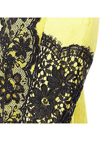 Christian Lacroix Christian Lacroix cotton floral jacquard lace padded jacket (view 2)