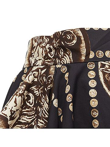 Dolce & Gabbana Dolce & Gabbana Antique Roman Medallion coin cotton skirt (view 2)