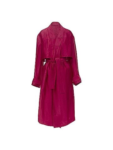 Haider Ackermann Haider Ackermann Fchia linen rayon p laye robe coat (view 1)