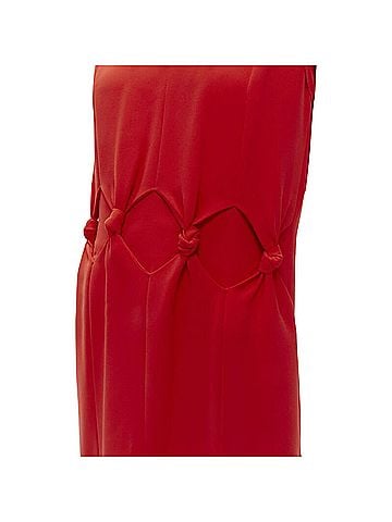 Victoria Beckham Victoria Beckham polyester crepe detail cocktail dress (view 2)