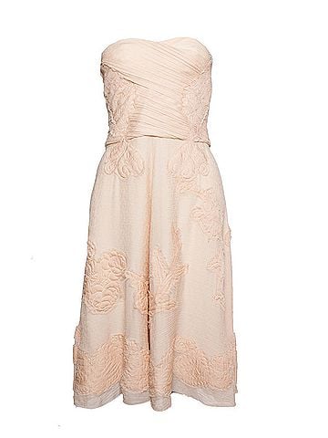 Christian Lacroix Christian Lacroix Strapless nude colored dress (view 1)