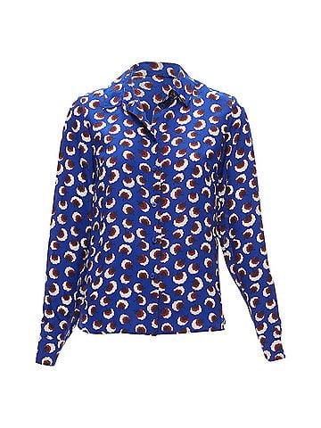 Stella McCartney Stella McCartney silk floral bishop sleeve shirt (view 1)