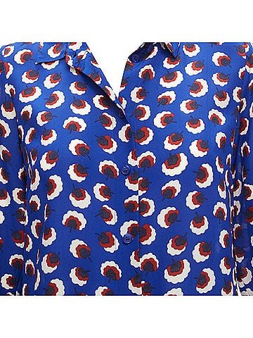 Stella McCartney Stella McCartney silk floral bishop sleeve shirt (view 2)