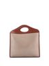 Burberry 100% Leather Tan Pocket Tote Lizard Embossed Leather Medium One size - photo 4
