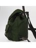 Prada 100% Nylon Solid Tan Double Front Pocket Backpack Tessuto Khaki Nylon Backpack Bag One size - photo 4