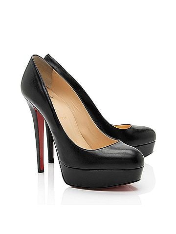 Christian Louboutin Christian Louboutin Leather Bianca 140 Pumps (view 2)