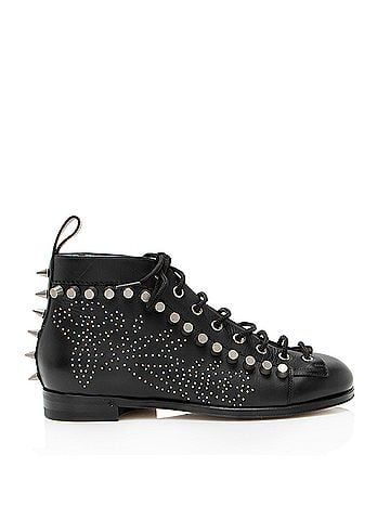 Gucci Gucci Calfskin Studded Jakarta Brogue Ankle Boots (view 1)