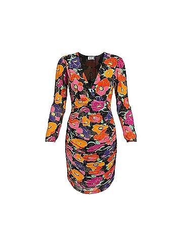 Rixo London Golden Floral  Cocktail Dress (view 1)