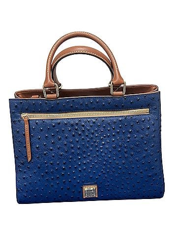 Dooney & Bourke ostrich satchel Leather Satchel (view 1)