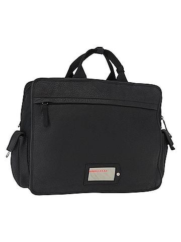 Prada Sport Briefcase Nylon And Leather Black Nylon Briefcase Bag (view 1)