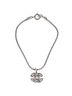 Chanel 100% Other Solid Silver Toned Cc Chain Bracelet Metal With Faux Pearl Silver Silver_Plated Bracelet Jewelry One size - photo 1