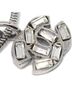 Chanel 100% Other Solid Silver Toned Cc Chain Bracelet Metal With Faux Pearl Silver Silver_Plated Bracelet Jewelry One size - photo 2