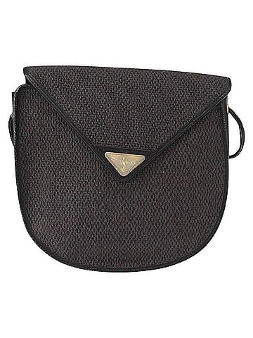 Saint Laurent Vintage Shoulder Bag Canvas Black Canvas Shoulder Bag Bag (view 1)