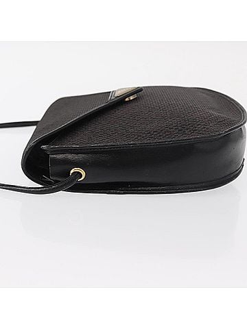 Saint Laurent Vintage Shoulder Bag Canvas Black Canvas Shoulder Bag Bag (view 2)
