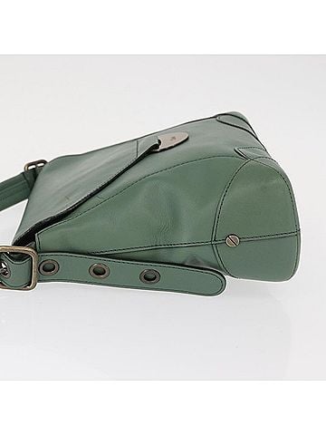 Chloé Vintage Flap Shoulder Bag Leather Green Leather Shoulder Bag Bag (view 2)