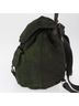 Prada 100% Nylon Solid Tan Double Front Pocket Backpack Tessuto Khaki Nylon Backpack Bag One size - photo 4