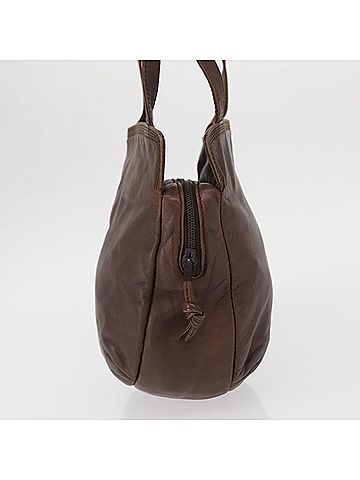 Loewe Anagram Shoulder Bag Leather Brown Leather Shoulder Bag Bag (view 2)