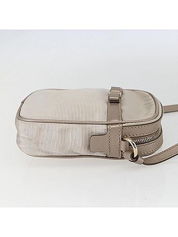 Salvatore Ferragamo Vala Shoulder Bag Nylon Beige Nylon Shoulder Bag Bag (view 2)