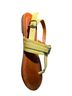 Tommy Hilfiger Yellow Brown Sandals Size 6 - photo 2
