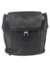 Bally 100% Leather Solid Black Vintage Backpack Leather Black Leather Backpack Bag One size - photo 1