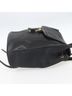 Bally 100% Leather Solid Black Vintage Backpack Leather Black Leather Backpack Bag One size - photo 2