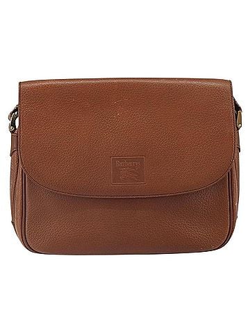 Burberry Vintage Shoulder Bag Leather Brown Leather Shoulder Bag Bag (view 1)