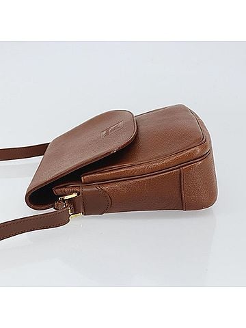 Burberry Vintage Shoulder Bag Leather Brown Leather Shoulder Bag Bag (view 2)