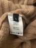 Joseph Stripes Solid Brown Tan Turtleneck Sweater Size L - photo 4