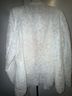 Zara Floral White Blazer Size L - photo 6