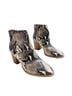 Madewell Snake Print Multi Color Ankle Boots Size 6 1/2 - photo 1