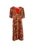 Rhode 100% Viscose 100% Viscose Floral Multi Color Cocktail Dress Size 0 - photo 1