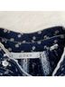 DÔEN Floral Blue White Casual Dress Size M - photo 5