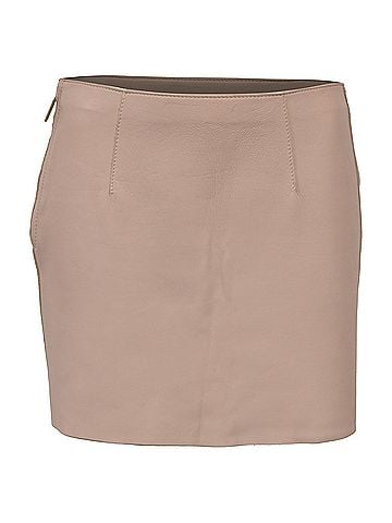 Dsquared2  Dsquared2 Mini Pencil Skirt in Nude Leather (view 1)
