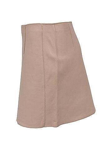 Dsquared2  Dsquared2 Mini Pencil Skirt in Nude Leather (view 2)