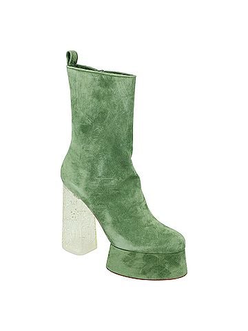 Christian Louboutin Christian Louboutin Izamayaz GREEN Boot (view 1)