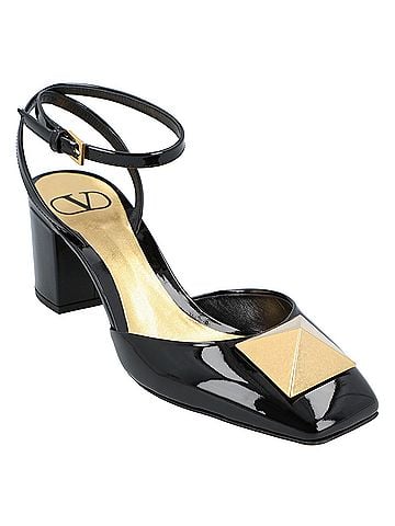 Mario Valentino Valentino One Stud Pump Black (view 1)