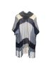 Adrienne Vittadini Plaid Multi Color Poncho One size - photo 2