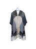 Adrienne Vittadini Plaid Multi Color Poncho One size - photo 1