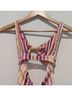 Tularosa Stripes Multi Color One Piece Swimsuit Size XXS - photo 5