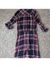 Likely Plaid Red Black White Casual Dress Size 4 - photo 6