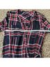 Likely Plaid Red Black White Casual Dress Size 4 - photo 7