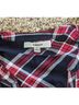 Likely Plaid Red Black White Casual Dress Size 4 - photo 3