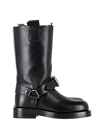 Burberry Burberry Leather Mid-Calf Boots (view 1)