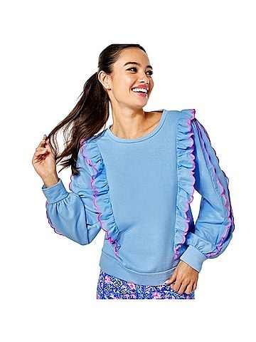 Lilly Pulitzer Lilly Pulitzer Suzy Scalloped  Sweatshirt (view 1)