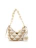 Prada 100% Shearling Tan Re-Edition Shoulder Bag Shearling Mini One size - photo 1