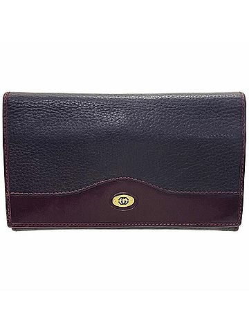 Gucci Gucci Old Leather Long Wallet, Bordeaux 035 0416, GUCCI Bifold Wallet SYN-16104 (view 1)