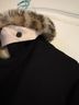 Kate Spade New York Animal Print Solid Black Multi Color Coat Size 14 - photo 5